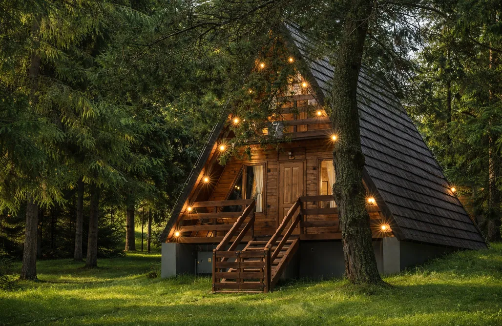 Ukryta Leśna Sielanka z jacuzzi AlohaCamp