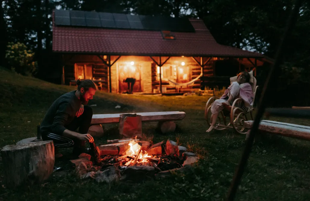 Ślemień noclegi Osada Molusiówka - Chata z Balią 2