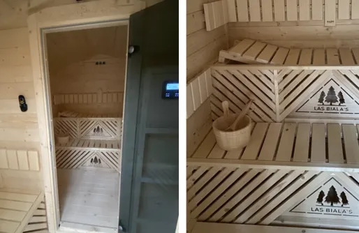 Zdjęcie obiektu Las Biala's - domki z sauną i jacuzzi w Puszczy Noteckiej (18+)