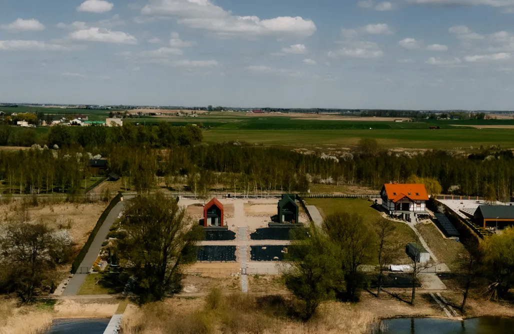 Domki w Lesie Sen Topoli - Domy nad jeziorem z sauną 3