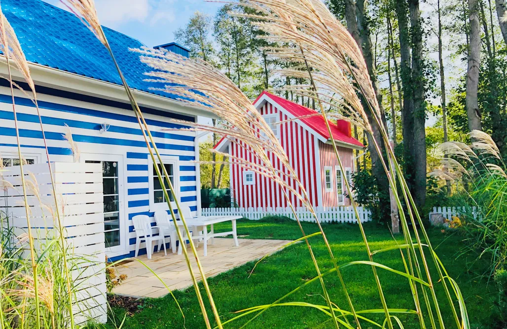 Samodzielny Domek nad Jeziorem z Własną Linią Brzegową Morskie Domki Kopalino - domy nad morzem ul. Słowika  2