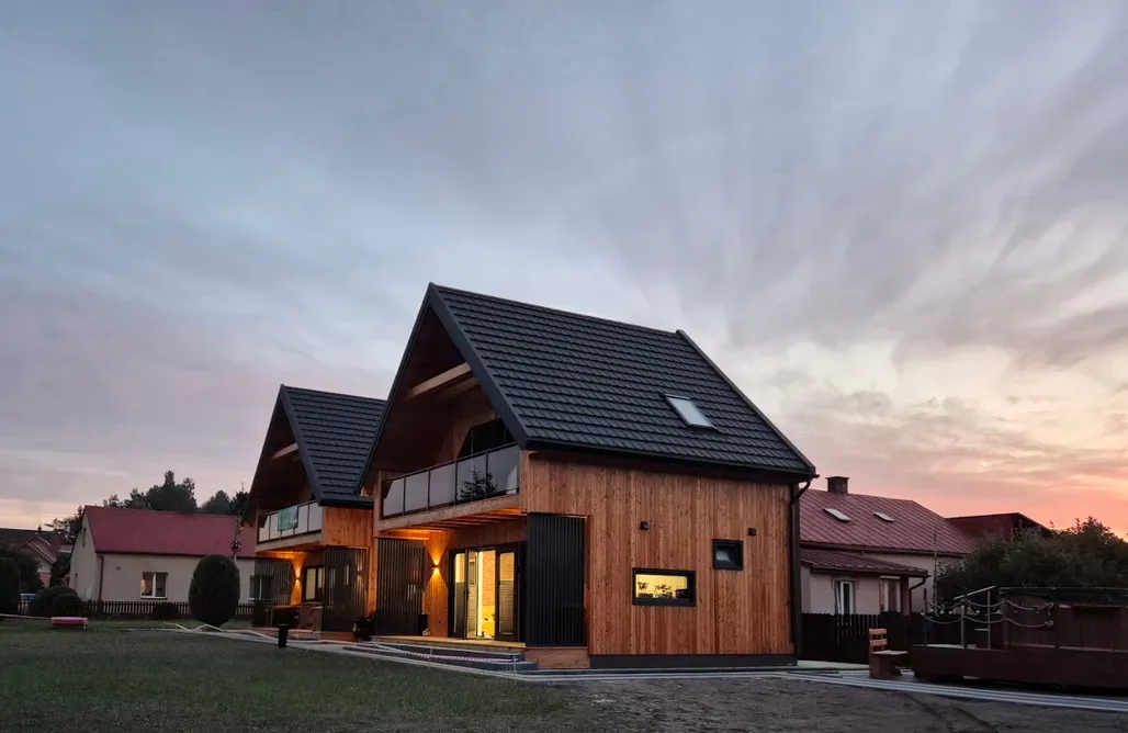 Baumhaushotel Sachsen Modrzewiowe Domki przy Zalewie Krasnobrodzkim  2