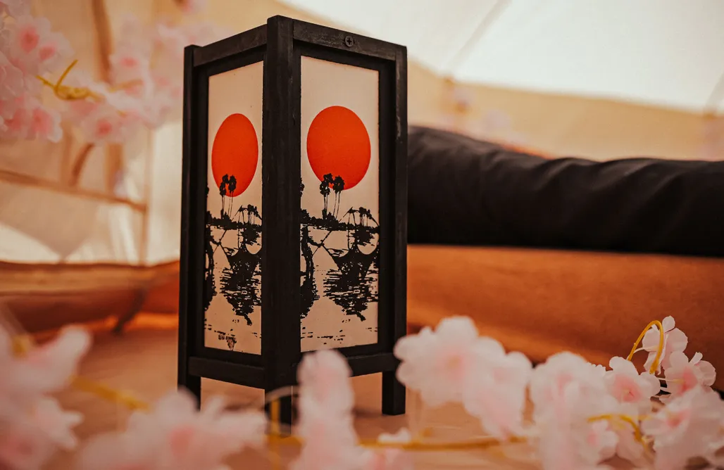 AlohaCamp Namiot safari Japoński Ogród 3