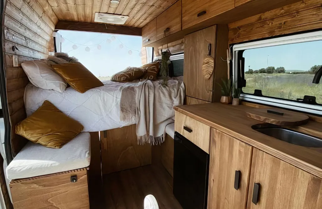AlohaCamp Camper Van Rustic 3