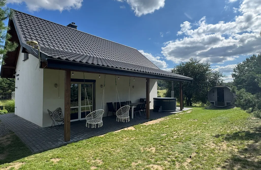 Lakehouse Hartowiec - hot tub and sauna by the lake AlohaCamp