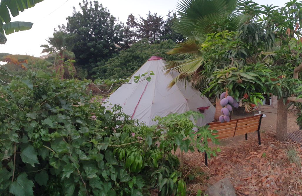 alojamientos AlohaCamp BIO Glamping Gran Tipi eco tropical 1