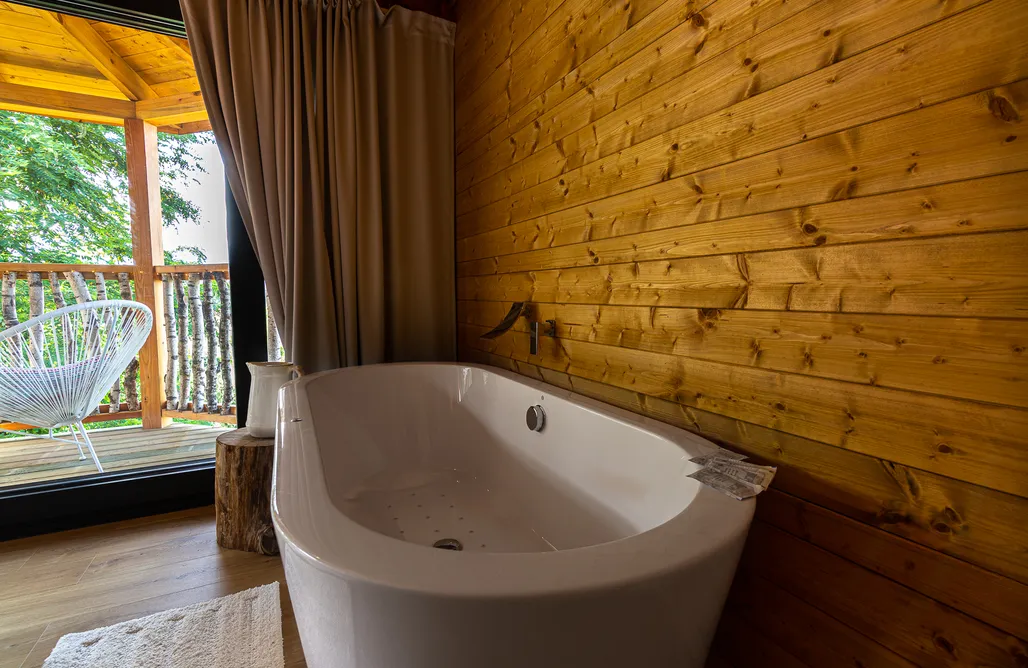 alojamientos AlohaCamp Les Suites: Cabañas en Montseny 5