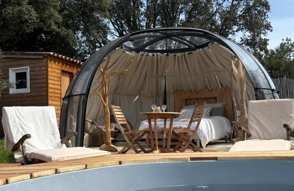Tiny House Spain Dôme étoilé avec bain de détente privatif  2