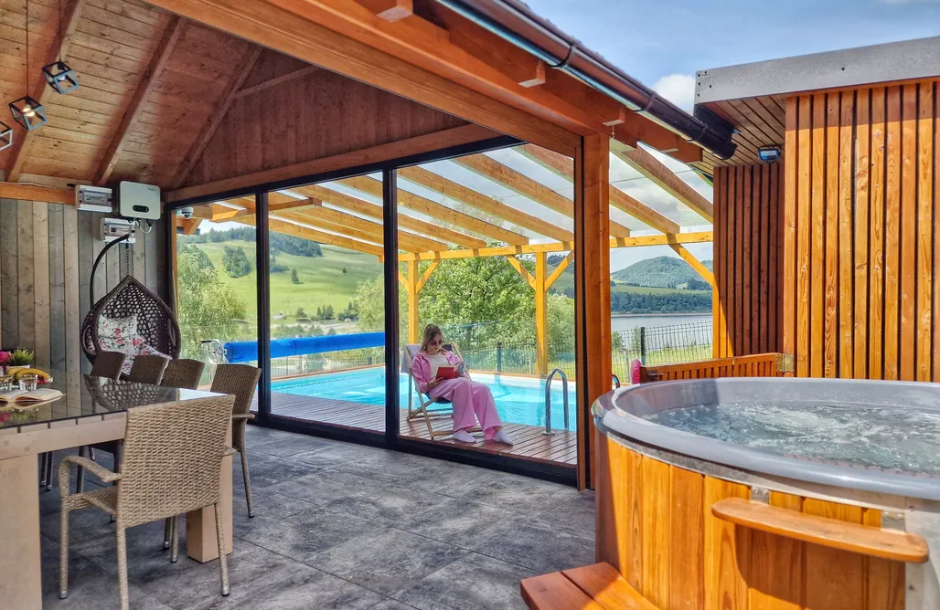 AlohaCamp accommodation Nad Zalew dom z basenem letnim, balią i sauną 1