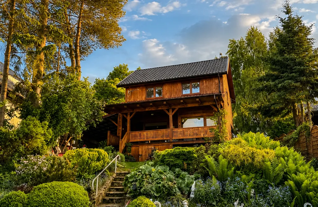 Domki nad Jeziorem Mazury Dom nad jeziorem Kownatki Mazury 2