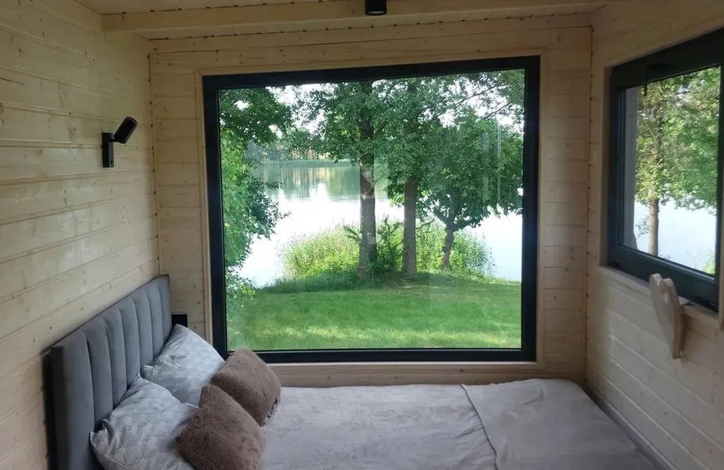 noclegi AlohaCamp Tiny Krajna - Kameralny Tiny House nad Jeziorem Sławianowskim Wielkim 5