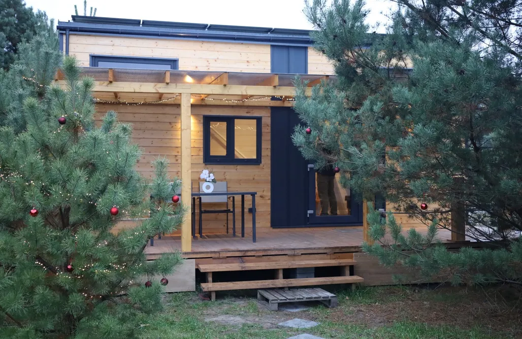 noclegi AlohaCamp Oaza Święty Spokój - Tiny House z prywatną balią i Jacuzzi przy Narwii 5