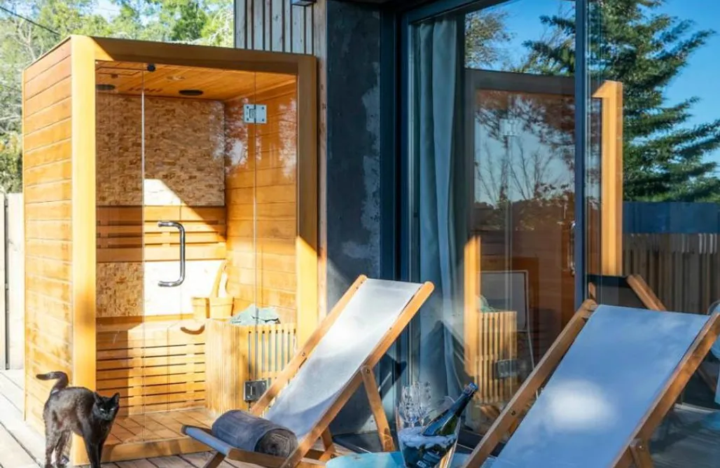 Unterkunft AlohaCamp Bien Loin d'Ici Spa B&B 5