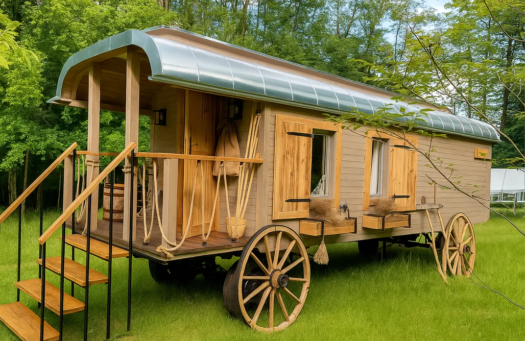 Ferienhaus Bayerischen Wald Entspannung im Zirkuswagen 2