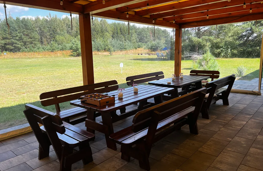 noclegi AlohaCamp Leśny Raj nad Stawem - Dom z Banią i Niekończącą się Naturą 1