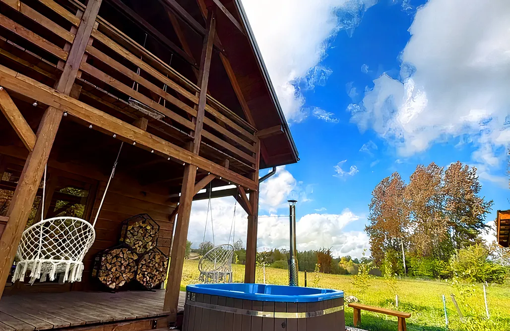 Płaska noclegi Chatka JustChill nad Jeziorem Czostków 3