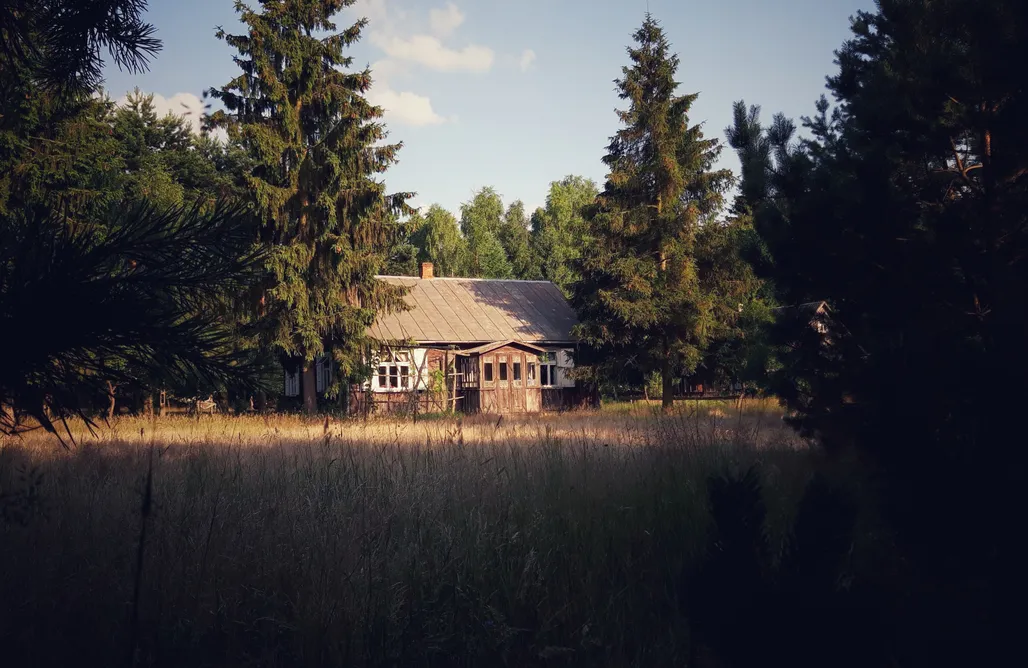 Jezioro Białe Nocleg Białasówka - Dom w lesie 2