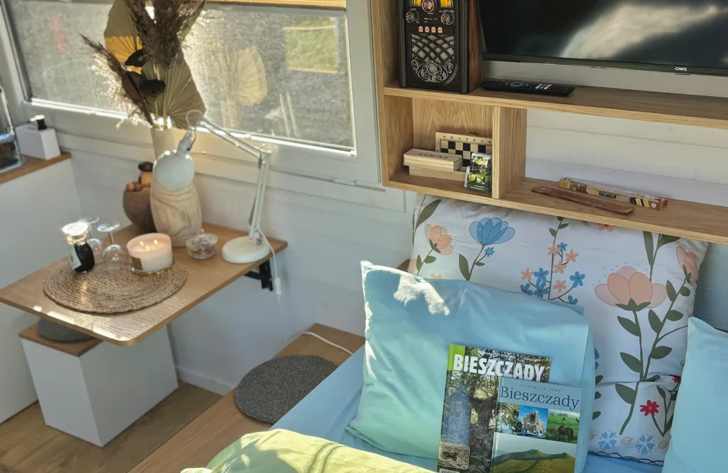 AlohaCamp D12 domek z oknem na gwiazdy, jacuzzi, kominek 350m2 ogród, + sauna basen 4