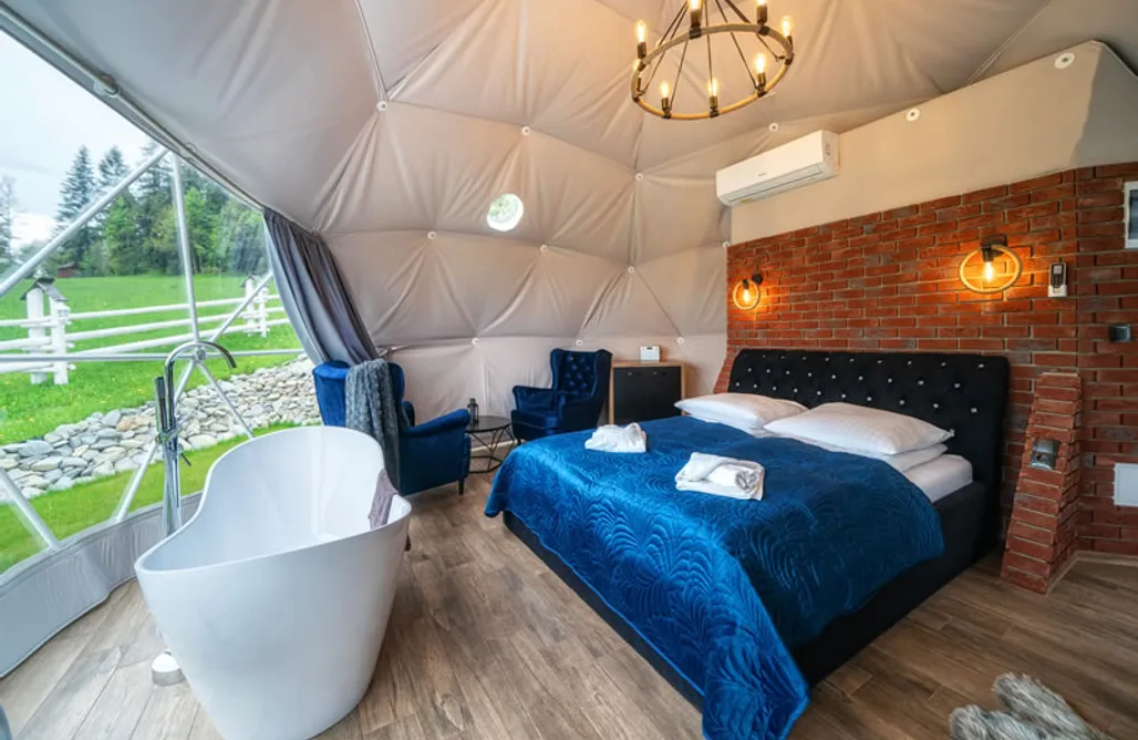 AlohaCamp Kopuła niebieska Dino 2