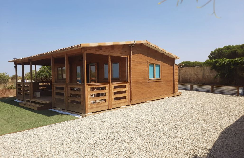 alojamientos AlohaCamp Wooden Eco Cabin 3