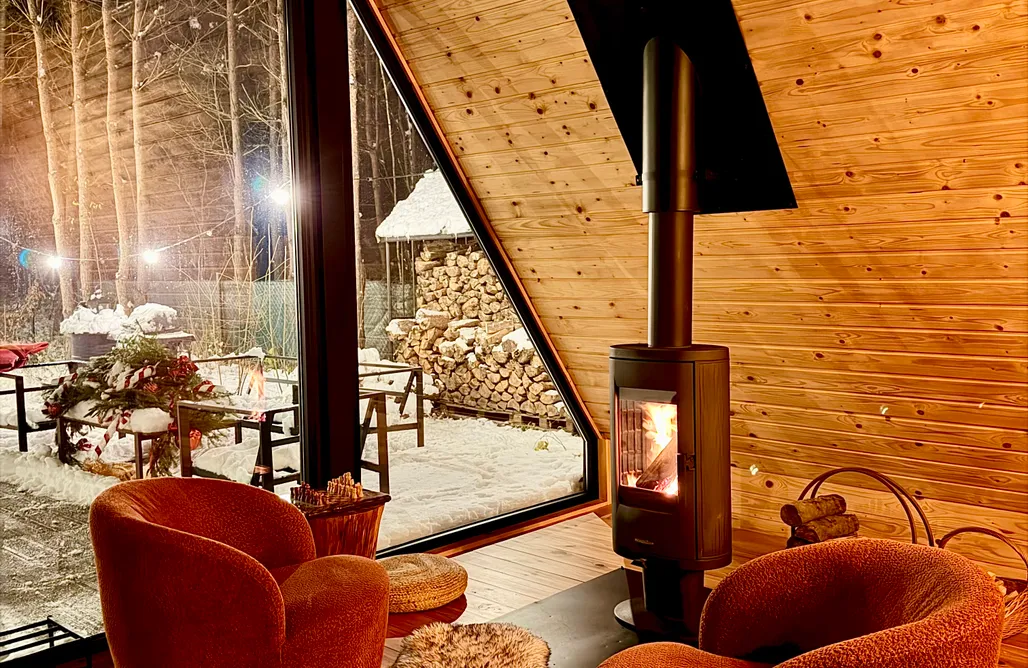 noclegi AlohaCamp Paprotka - dom i las 5