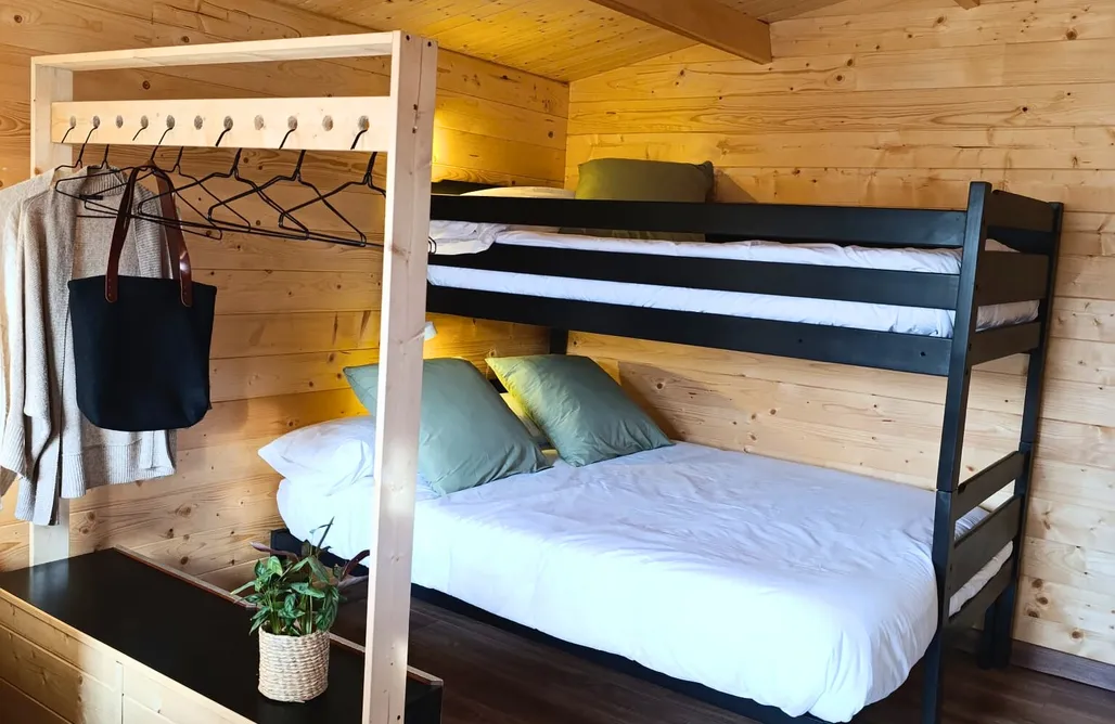 AlohaCamp Cabaña de madera 2