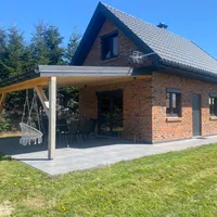 Monika gospodarz Nowoczesny domek w naturze