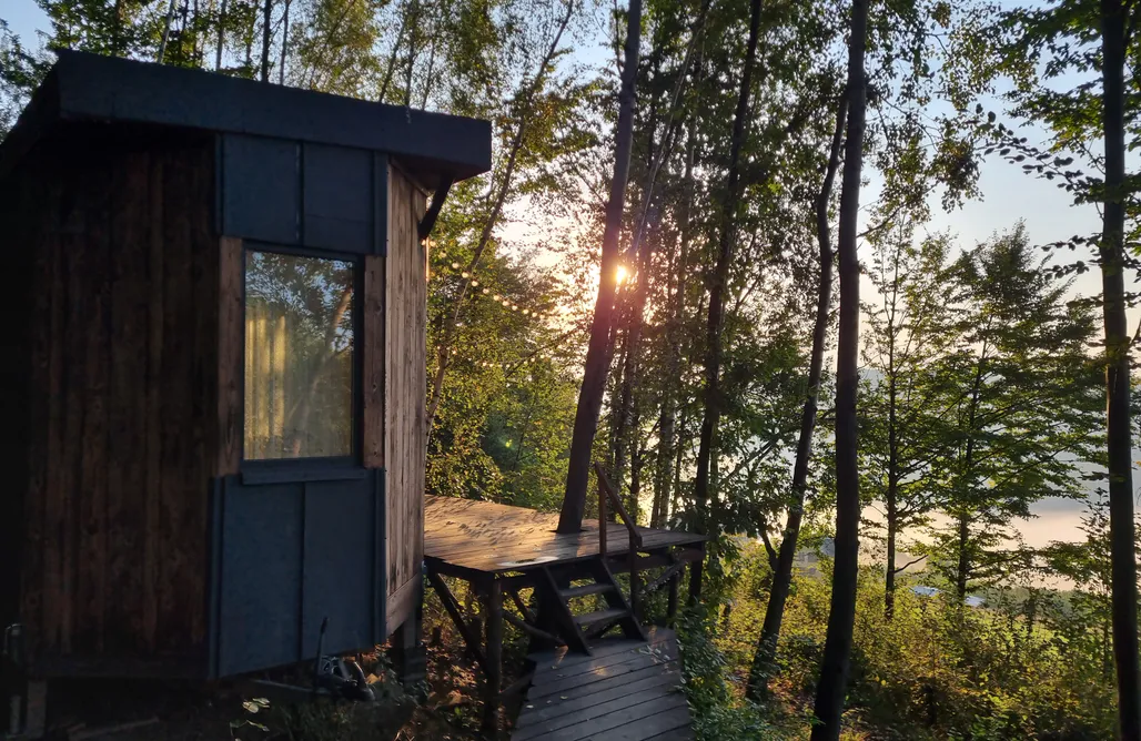 AlohaCamp accommodation Siedlisko Ogródek The Tiny House 2