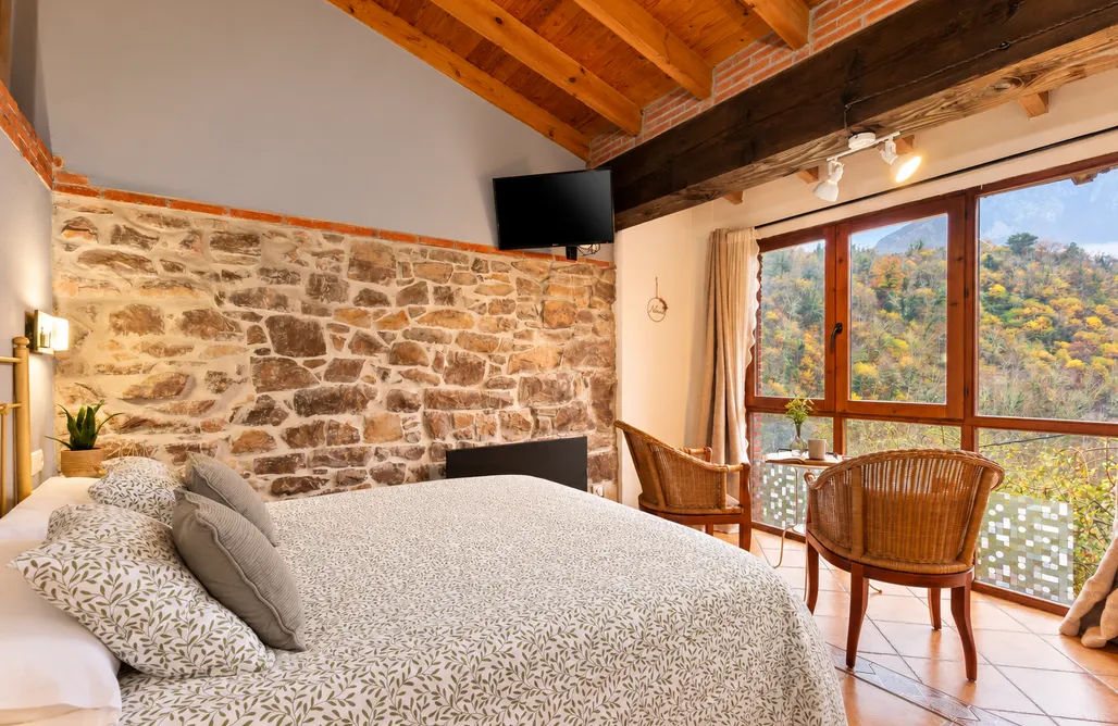 AlohaCamp Carbayu, jacuzzi, vistas espectaculares, barbacoa y chimenea 4