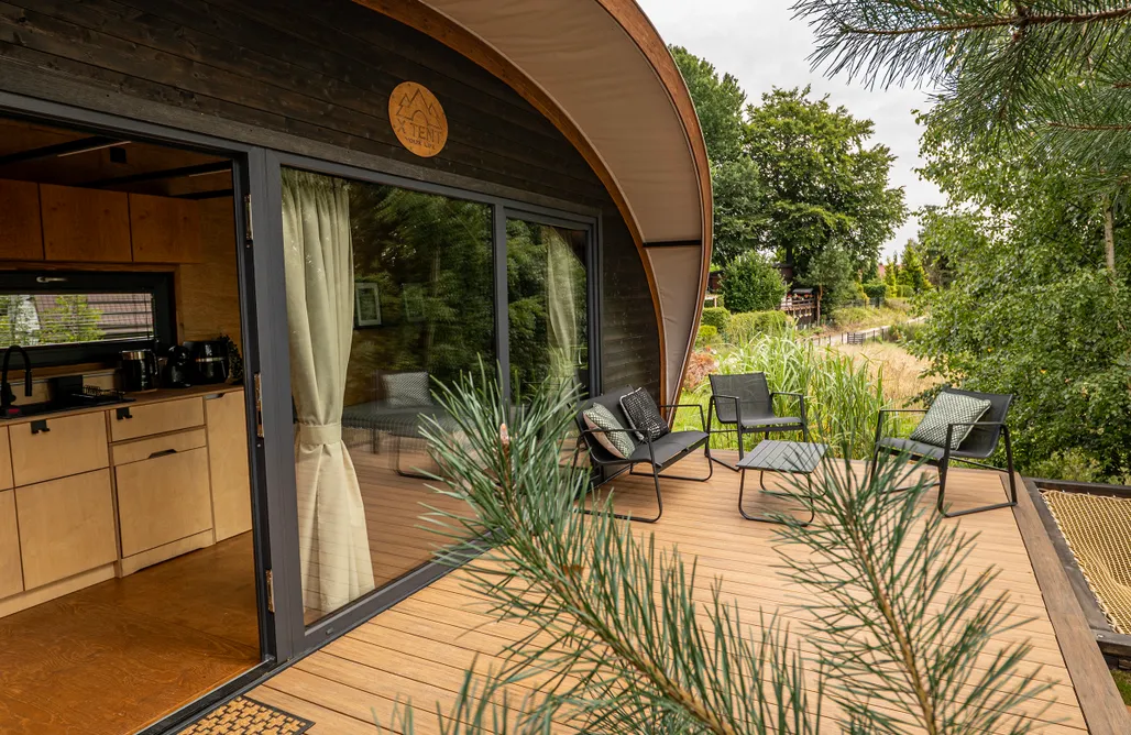 AlohaCamp Widokowa 12, Glamping dwuosobowy z widokiem na jezioro 2