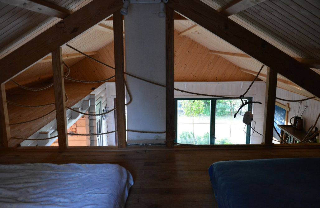 AlohaCamp accommodaties Huisje aan het Ołów-meer 1