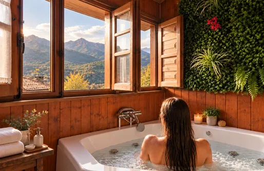 Imagen de La Congosta, encantadora casita de montaña con jacuzzi