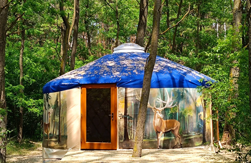 AlohaCamp Jurta w Lesie 3