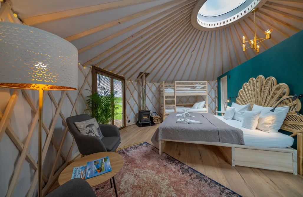 AlohaCamp Jurta Zielona z prywatnym jacuzzi 2