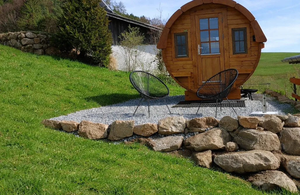 Hütte Im Wald Mieten Chiemsee einzigartiges Campingerlebnis im Schlaffass 2