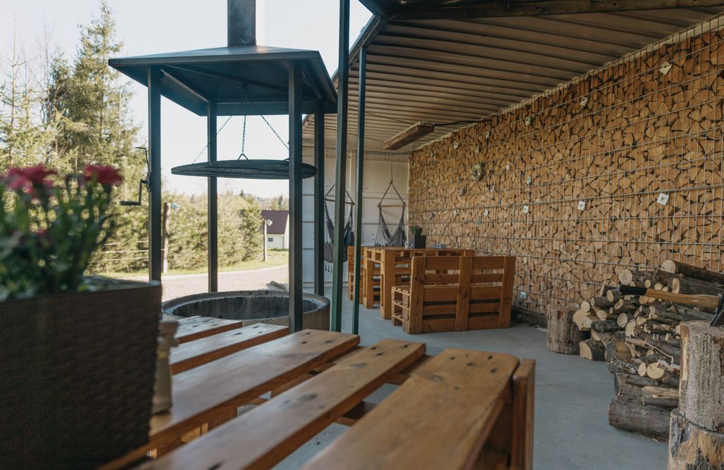 Alloggio AlohaCamp Woodbox Istebna Jacuzzi + Sauna 1