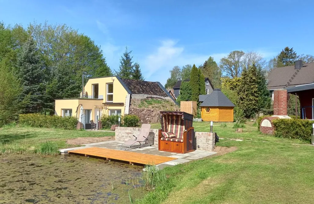 Ferienhaus mit Sauna Ferienhaus am Mittelberg 2