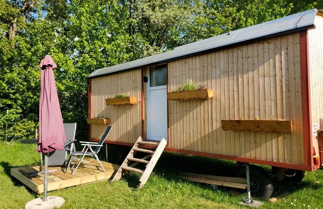 Unterkunft AlohaCamp Schäferwagen Hühnerloft Tinyhouse 5