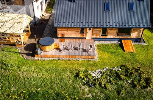 Zdjęcie obiektu Chata na wysokości niżej (800 m n.p.m.)