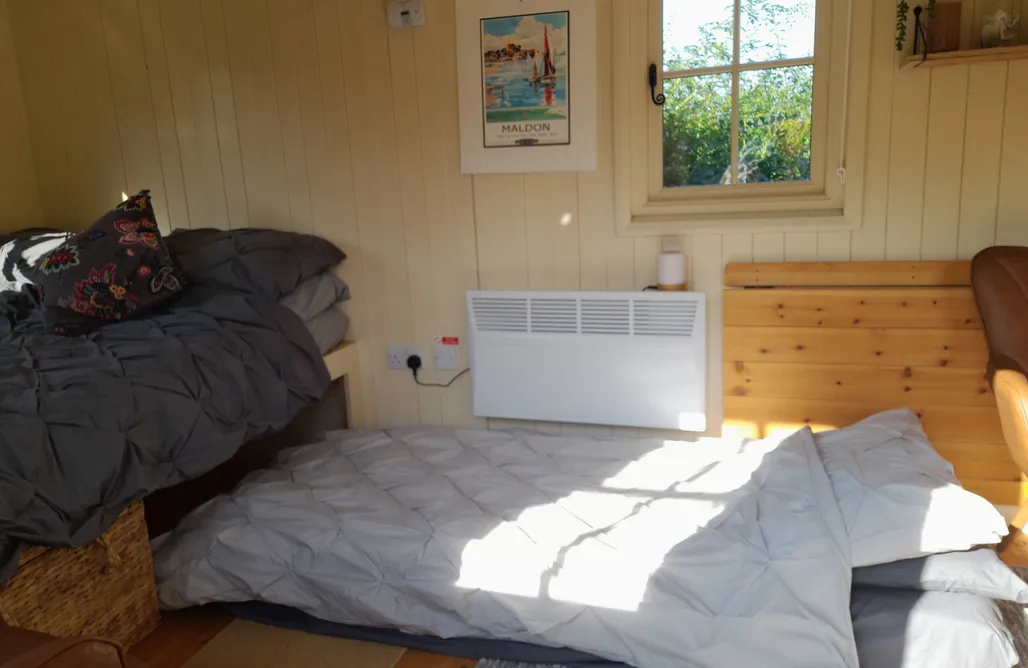 AlohaCamp Hill Top Hideaway Shepherds Hut with Hot Tub 2