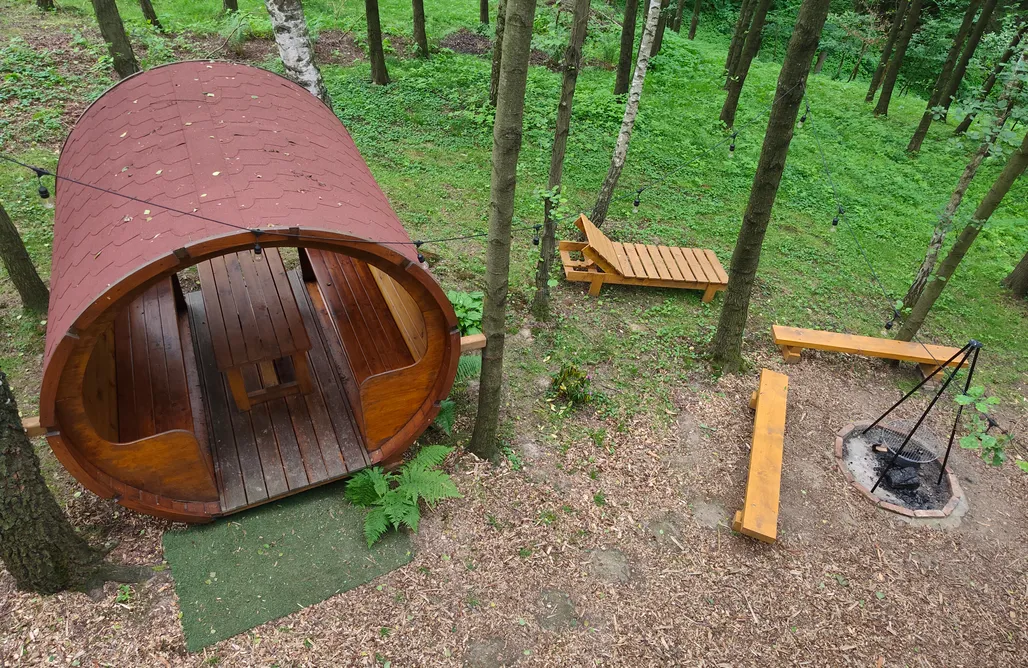 AlohaCamp accommodation Leśne Spanie Glamping domek na drzewie  1