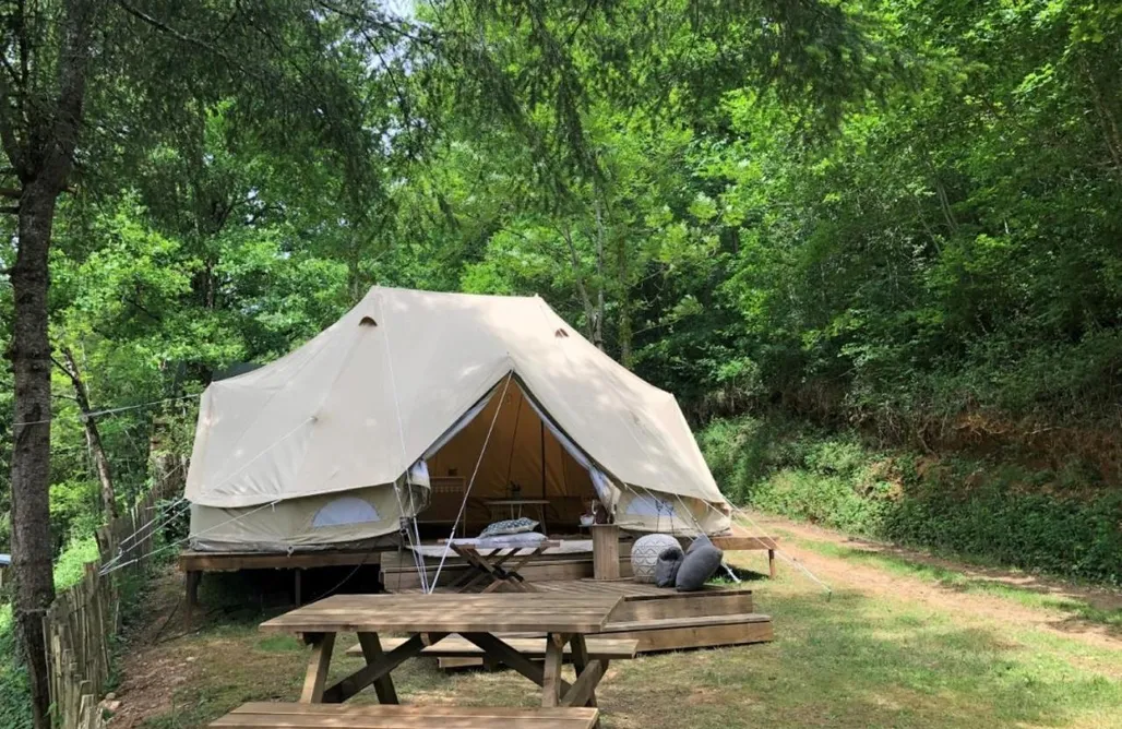 AlohaCamp accommodation Camping Moulin De Chaules 4