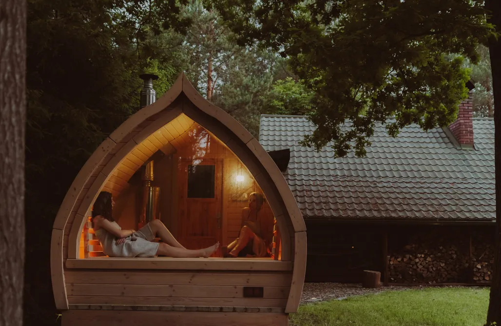Roztocze Nocleg Chata w Leśnych Pieleszach - jacuzzi & sauna 2