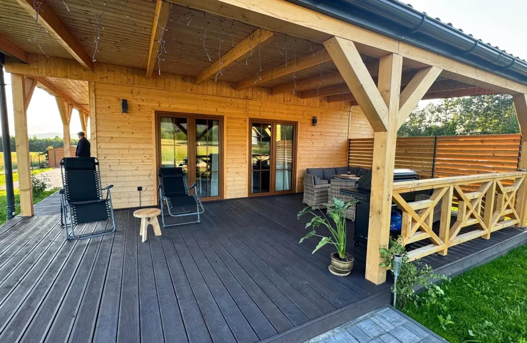 Domek na Wieczór Panieński Górska Chata Jaworek z sauną i balią  3