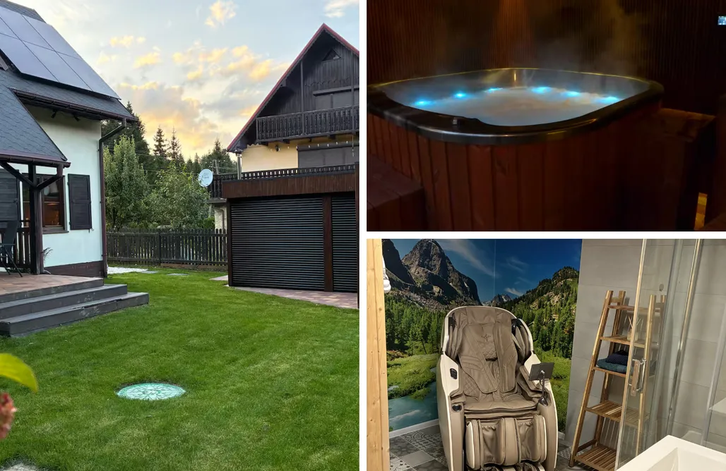 Rajcza Domki Beskid SPA z jacuzzi i sauną  3
