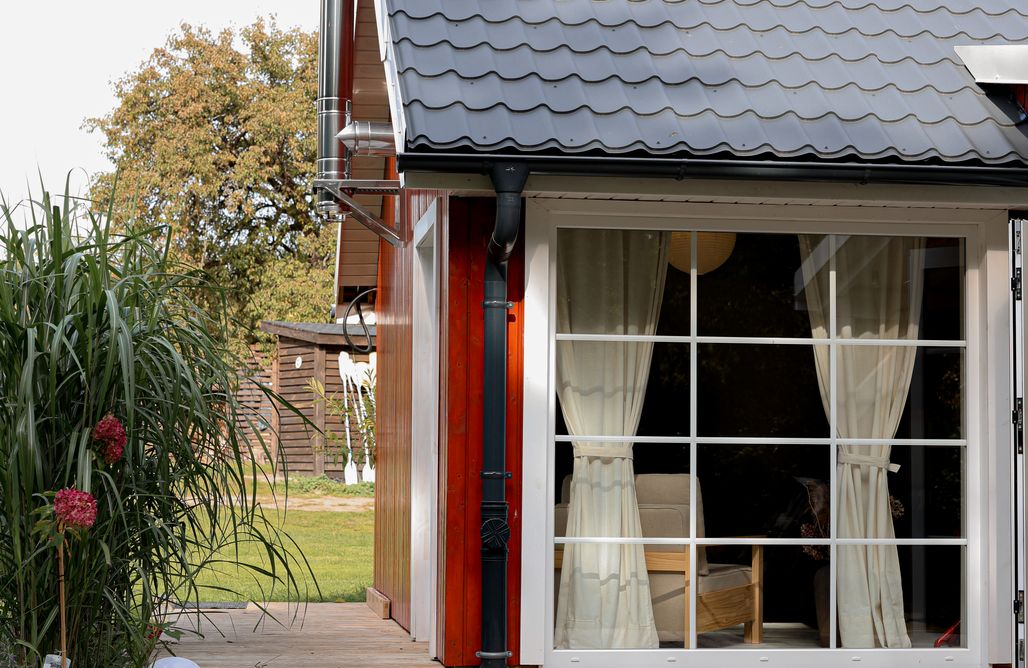 Nocleg Tiny House z Kominkiem Szwedzki Domek Bullerbyn 1