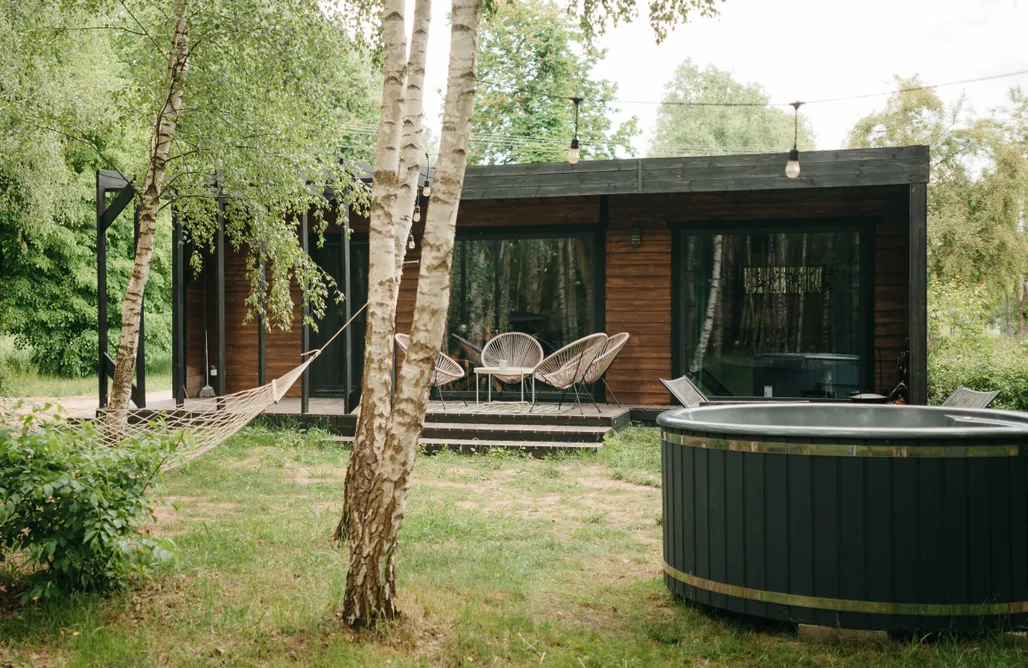 ubytovanie AlohaCamp GreenWood II - Domek z jacuzzi i furtka do lasu 3