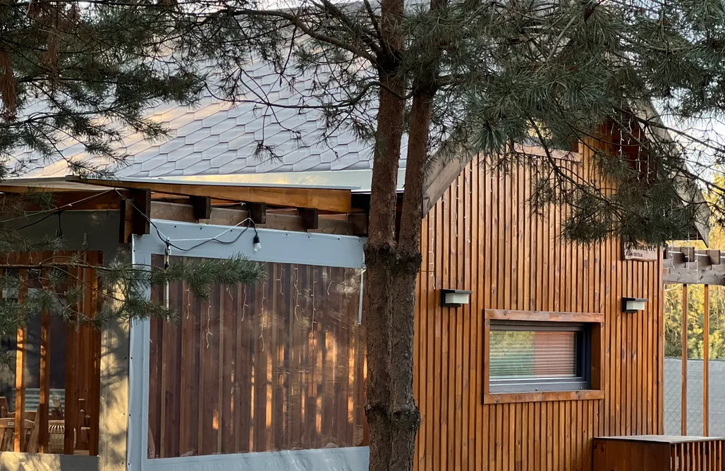 noclegi AlohaCamp Leśna Ostoja-domek z prywatną sauną i balią w ogrodzie  4