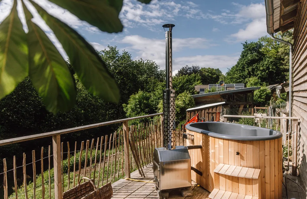 noclegi AlohaCamp Utes Funny Farm Waldchalet 4