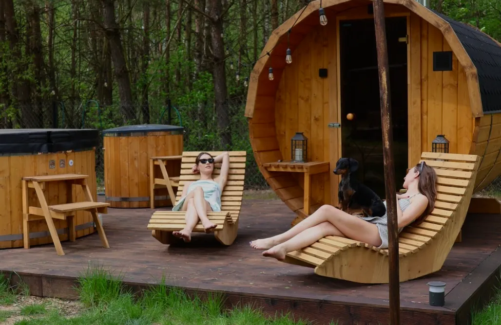 AlohaCamp accommodation MISI Cottage: Private Enclosed Area with Sauna and Hot Tub 5